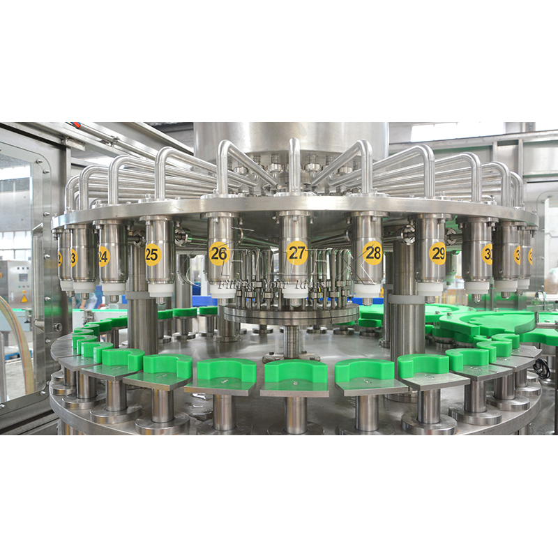 Volledige automatische sinaasappelsap Rinser Filler Capper Production Line