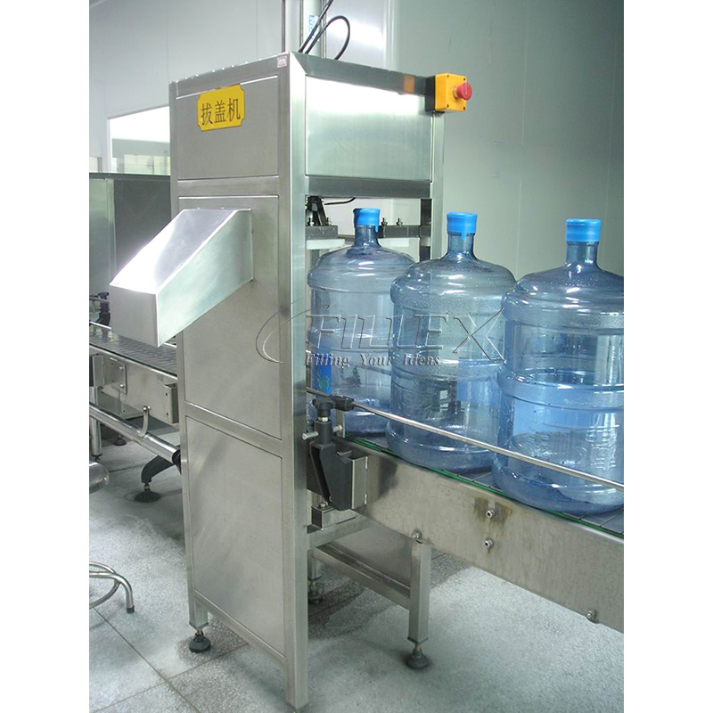 Automatische flessensnijmachine van 5 gallon