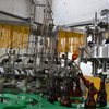 Glazen fles koolzuurhoudende biervulling productielijn